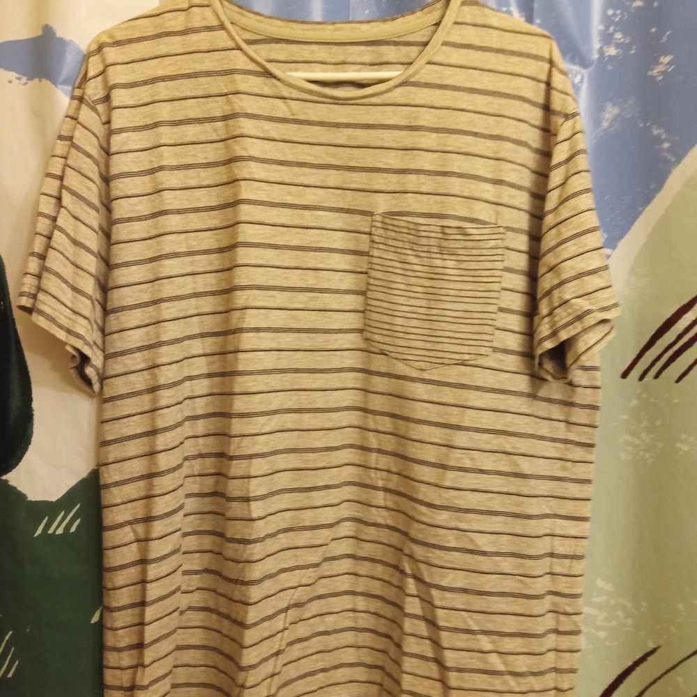 Grey striped tshirt